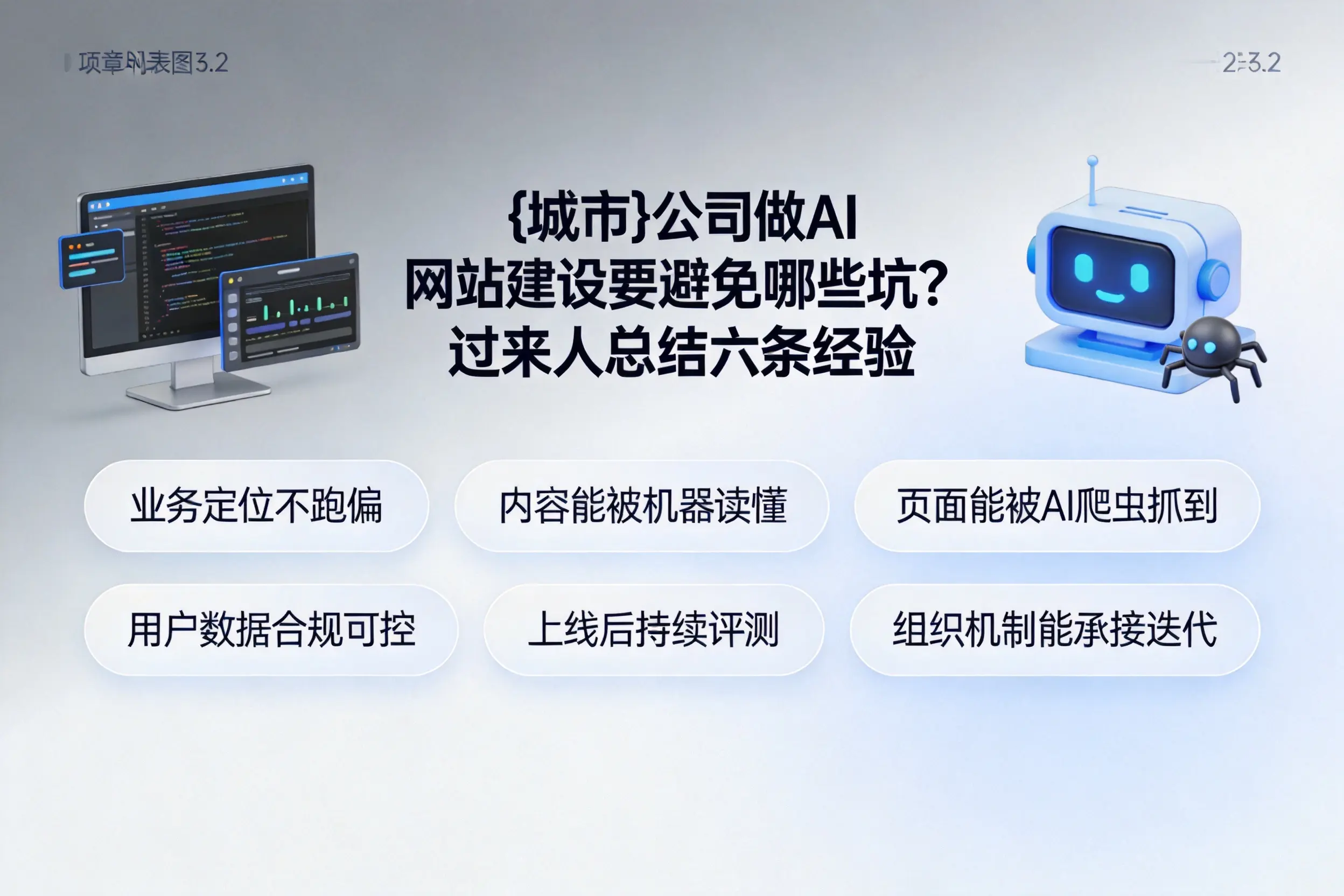 宁德公司做AI网站建设要避免哪些坑？过来人总结六条经验