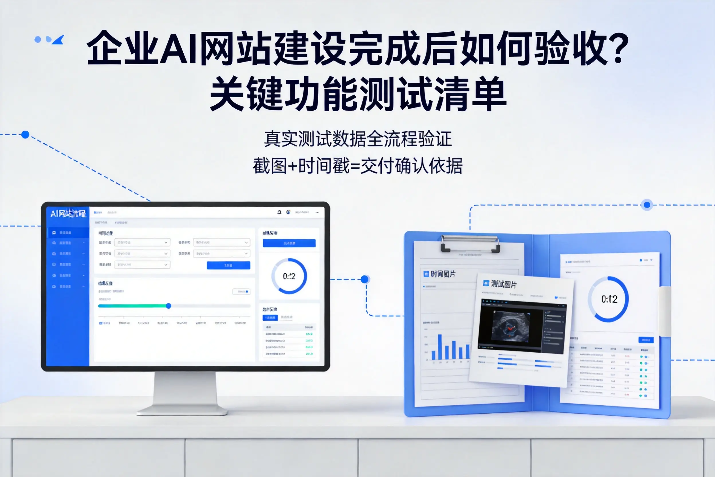 宁德企业AI网站建设完成后如何验收?关键功能测试清单