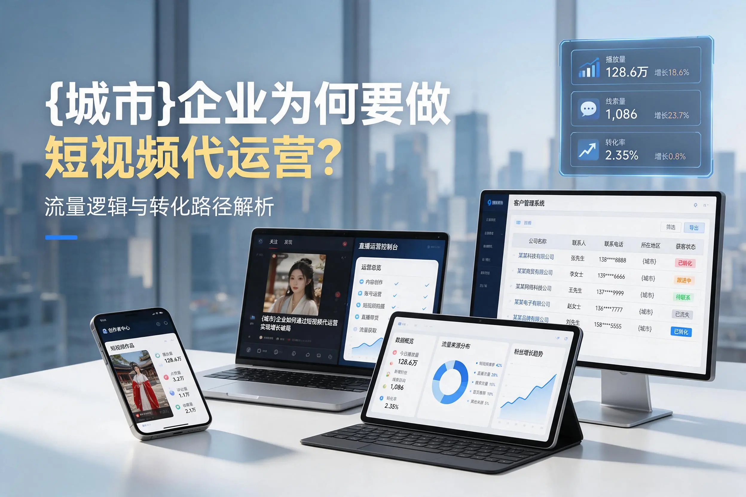 宁德企业为何要做短视频代运营?流量逻辑与转化路径解析