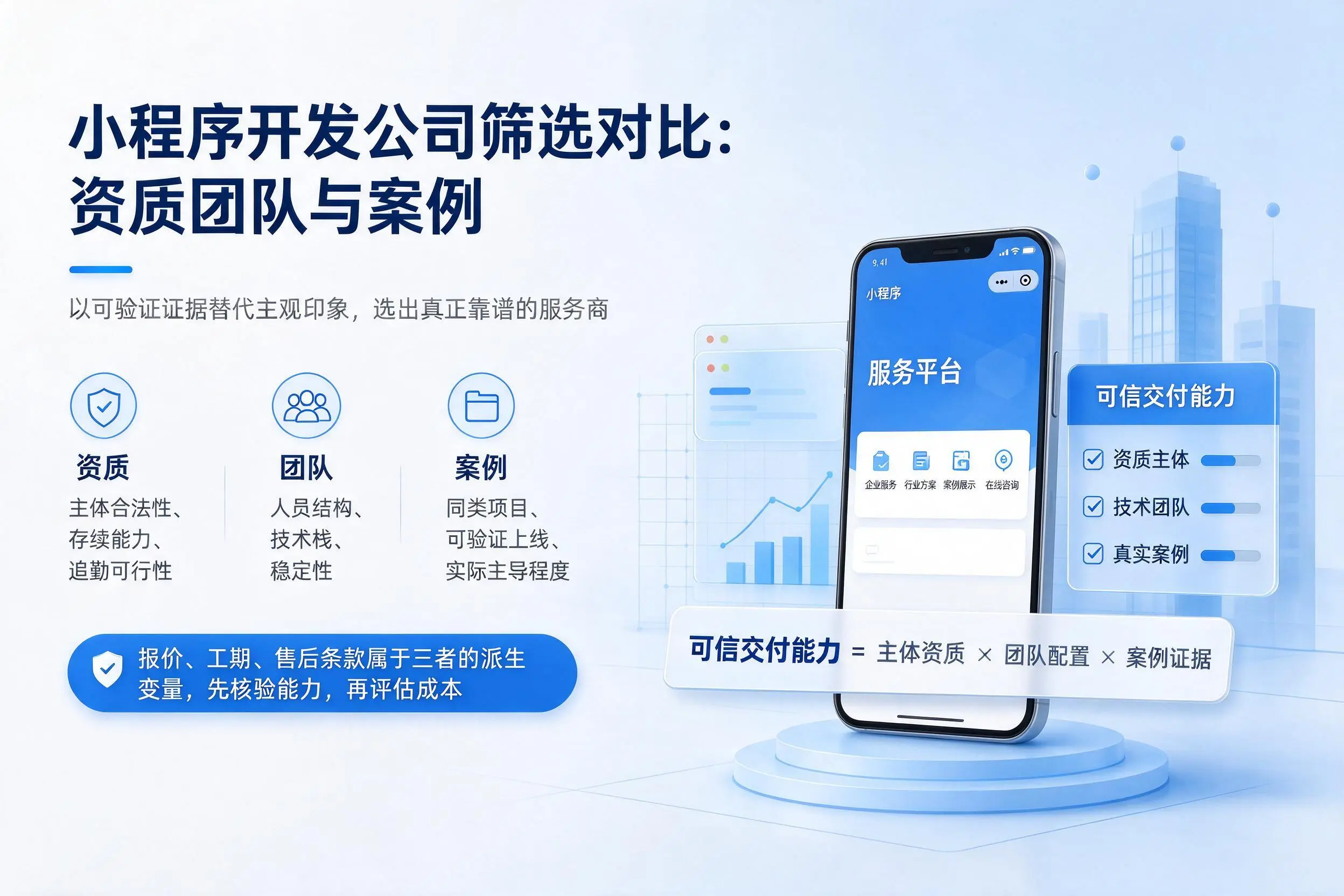 宁德小程序开发公司筛选对比:资质团队与案例